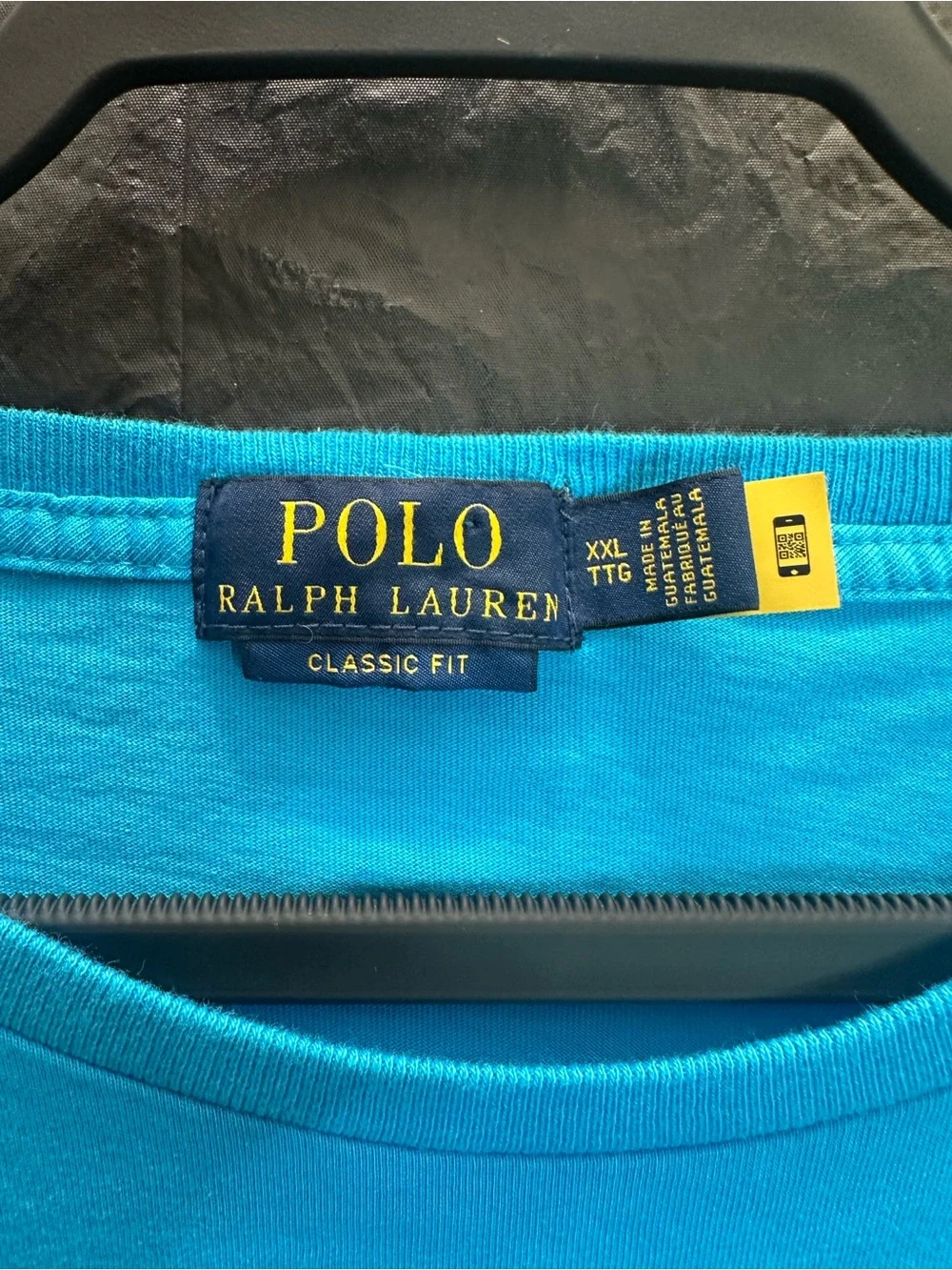 Polo by Ralph Lauren Turquoise Short Sleeve Polo Player Graphic Tee